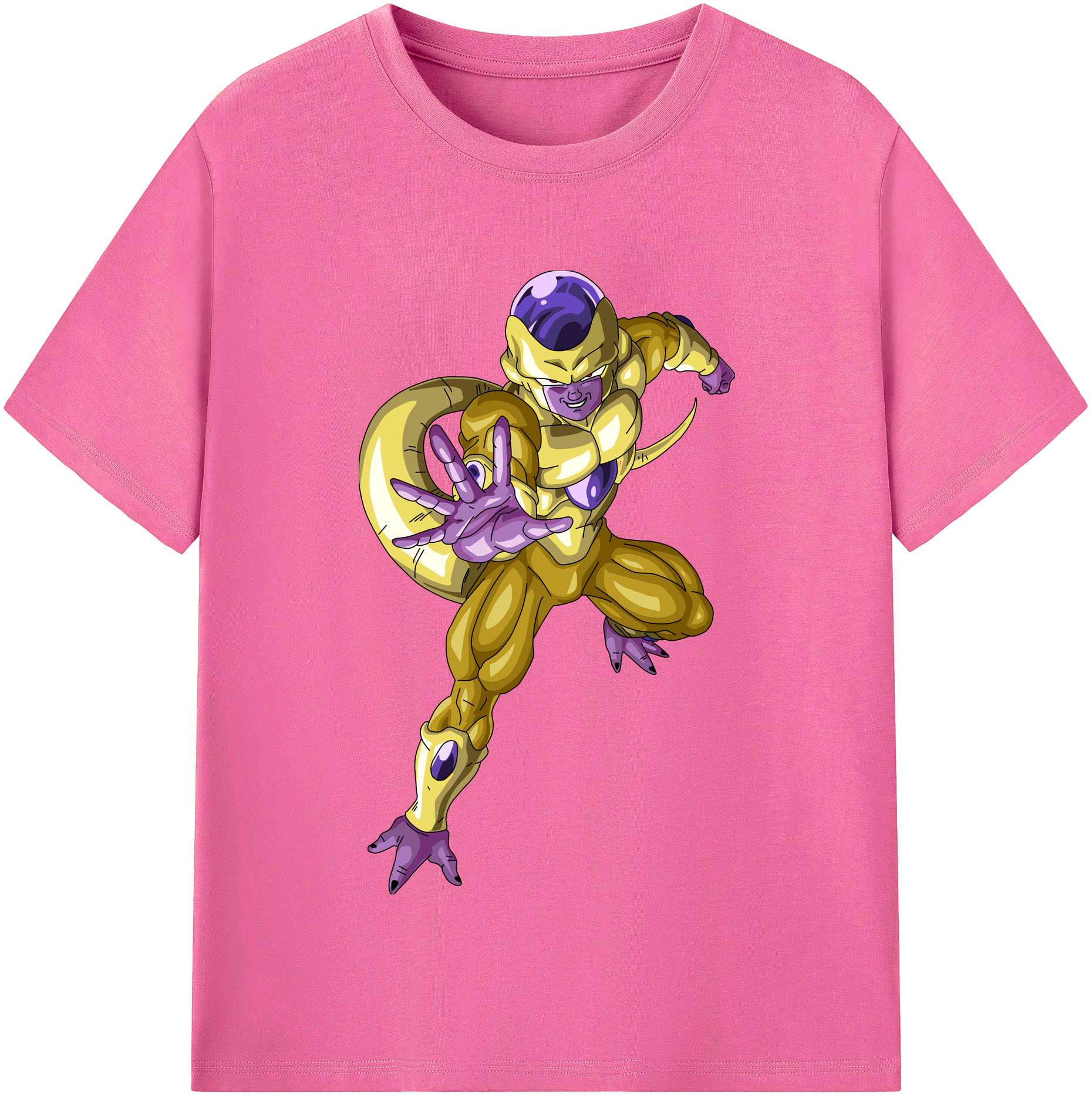 （画像用） ドラゴンボール フリーザ DRAGON BALL Frieza レディースカジュアルプリントTシャツ（綿100％）